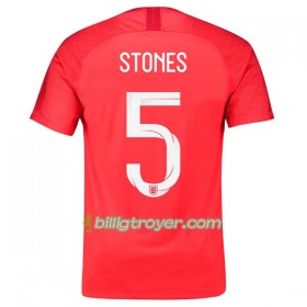 Billige Fotballdrakter England Stones 5 VM 2018 Bortedraktsett